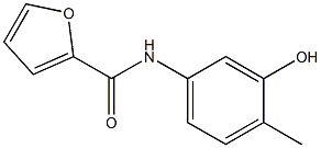 N-(3-hydroxy-4-methylphenyl)-2-furamide 구조식 이미지