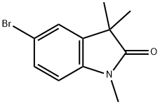 2H-Indol-2-one, 5-bromo-1,3-dihydro-1,3,3-trimethyl- Structure