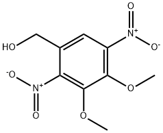 Benzenemethanol, 3,4-dimethoxy-2,5-dinitro- Structure
