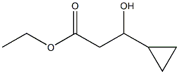 ethyl 3-cyclopropyl-3-hydroxypropanoate Structure