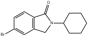 5-Bromo-2-cyclohexylisoindolin-1-one 구조식 이미지