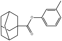 m-tolyl adamantane-1-carboxylate Structure