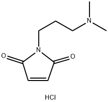 1-[3-(dimethylamino)propyl]-2,5-dihydro-1H-pyrrole-2,5-dione hydrochloride Structure