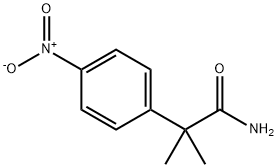 2-(4-nitrophenyl)-2-methylpropionamide Structure