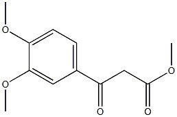 3-(3,4-DIMETHOXY-PHENYL)-3-OXO-PROPIONIC ACID METHYL ESTER Structure