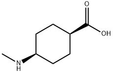 (1s,4s)-4-(methylamino)cyclohexane-1-carboxylic acid Structure