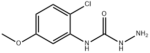 3-amino-1-(2-chloro-5-methoxyphenyl)urea 구조식 이미지