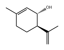 2-Cyclohexen-1-ol, 3-methyl-6-(1-methylethenyl)-, (1S,6R)- 구조식 이미지