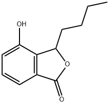 4-Hydroxy-3-butylphthalide Structure