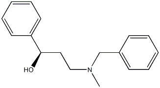 (R,S)-N-Methyl 3-benzylamino-1-phenyl-1-propanol Structure