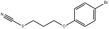 ([3-(4-bromophenoxy)propyl]sulfanyl)formonitrile 구조식 이미지
