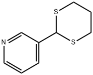 3-(1,3-dithian-2-yl)pyridine Structure