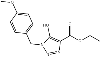 ethyl 5-hydroxy-1-(4-methoxybenzyl)-1H-1,2,3-triazole-4-carboxylate Structure