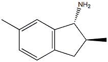 (1R,2S)-2,6-dimethyl-2,3-dihydro-1H-inden-1-amine Structure