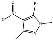 5-bromo-1,3-dimethyl-4-nitro-1H-pyrazole Structure