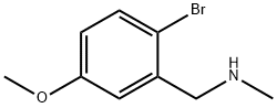 [(2-BROMO-5-METHOXYPHENYL)METHYL](METHYL)AMINE 구조식 이미지