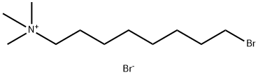 (3-Bromooctyl)trimethylammonium bromide,1-Octanaminium,8-bromo-N,N,N-trimethyl-,bromide Structure