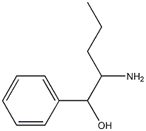 2-amino-1-phenylpentan-1-ol Structure