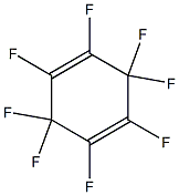 1,2,3,3,4,5,6,6-octafluoro-1,4-cyclohexadiene 구조식 이미지