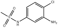 N-(3-amino-4-chlorophenyl)methanesulfonamide 구조식 이미지