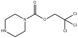 1-Piperazinecarboxylic acid, 2,2,2-trichloroethyl ester Structure