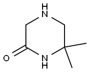 6,6-dimethylpiperazin-2-one Structure