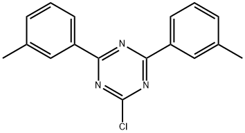 2-chloro-4,6-bis(3-methylphenyl)-1,3,5-Triazine Structure