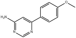 4-Amino-6-(4-methoxyphenyl)pyrimidine Structure