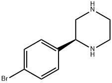 (2S)-2-(4-bromophenyl)piperazine Structure