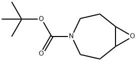 tert-butyl 8-oxa-4-aza-bicyclo[5.1.0]octane-4-carboxylate Structure