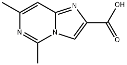 5,7-Dimethylimidazo[1,2-c]pyrimidine-2-carboxylic acid 구조식 이미지