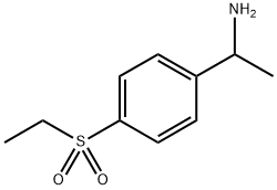 1-[4-(ethanesulfonyl)phenyl]ethan-1-amine 구조식 이미지