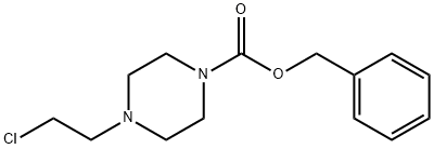 benzyl 4-(2-chloroethyl)piperazine-1-carboxylate Structure