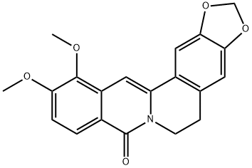 81397-08-2 8H-Benzo[g]-1,3-benzodioxolo[5,6-a]quinolizin-8-one, 5,6-dihydro-11,12-dimethoxy
