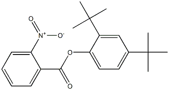 2,4-di(tert-butyl)phenyl 2-nitrobenzoate Structure