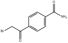 4-(2-BROMOACETYL)BENZAMIDE Structure