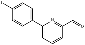6-(4-FLUOROPHENYL)PYRIDINE-2-CARBALDEHYDE 구조식 이미지