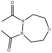 1,4,5-Oxadiazepine, 4,5-diacetylhexahydro- Structure