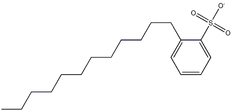 2-dodecylbenzenesulfonate Structure