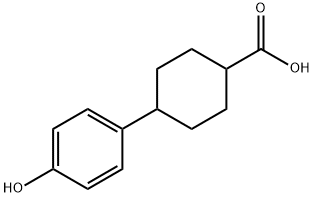 4-(4-Hydroxyphenyl)cyclohexanecarboxylic acid Structure