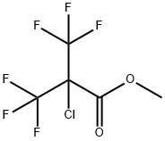 Methyl 2-chloro-3,3,3-trifluoro-2-(trifluoromethyl)propionate Structure