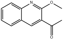 3-acetyl-2-methoxyquinoline Structure