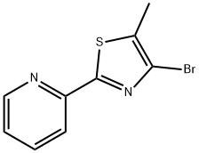 4-bromo-5-methyl-2-(pyridin-2-yl)thiazole 구조식 이미지