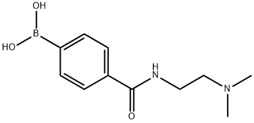 B-[4-[[[2-(Dimethylamino)ethyl]amino]carbonyl]phenyl]boronic acid Structure