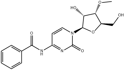 N4-Benzoyl-3'-O-methylcytidine 구조식 이미지