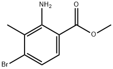 methyl 2-amino-4-bromo-3-methylbenzoate 구조식 이미지