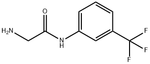 2-amino-N-[3-(trifluoromethyl)phenyl]acetamide 구조식 이미지