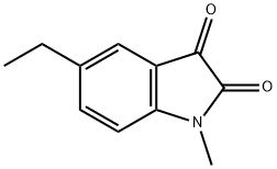 1H-Indole-2,3-dione, 5-ethyl-1-methyl- Structure