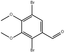2,5-dibromo-3,4-dimethoxy-Benzaldehyde 구조식 이미지