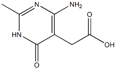 2-(4-amino-2-methyl-6-oxo-1,6-dihydropyrimidin-5-yl)acetic acid 구조식 이미지